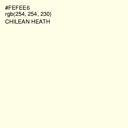 #FEFEE6 - Chilean Heath Color Image